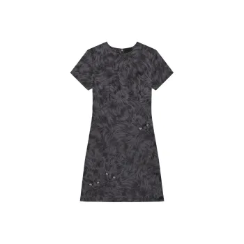 GIVENCHY FW24 Short Sleeved Dresses Women's Charcoal Gray