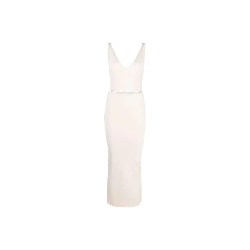 NANUSHKA Sleeveless Dresses Women's Cream White-0
