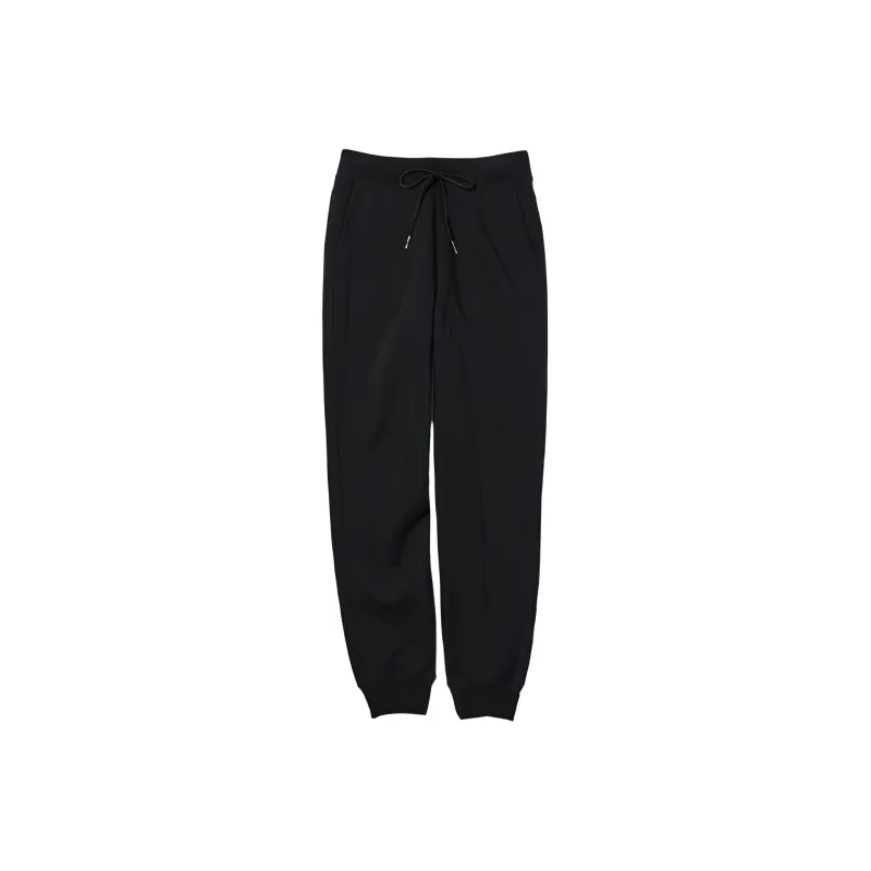 UNIQLO Knitted Sports Pants Women's Black-0