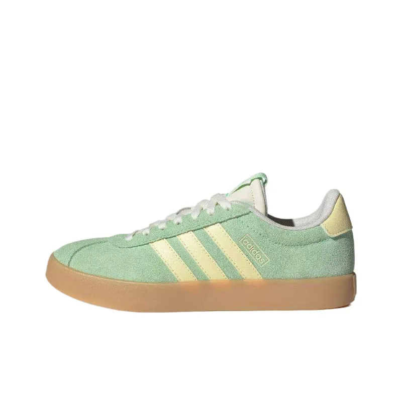 Adidas VL COURT 3.0 Low Top Skateboard Shoes Women's Light Neon Green-0