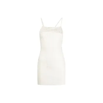 Rotate Monogram jacquard Mini Dress
