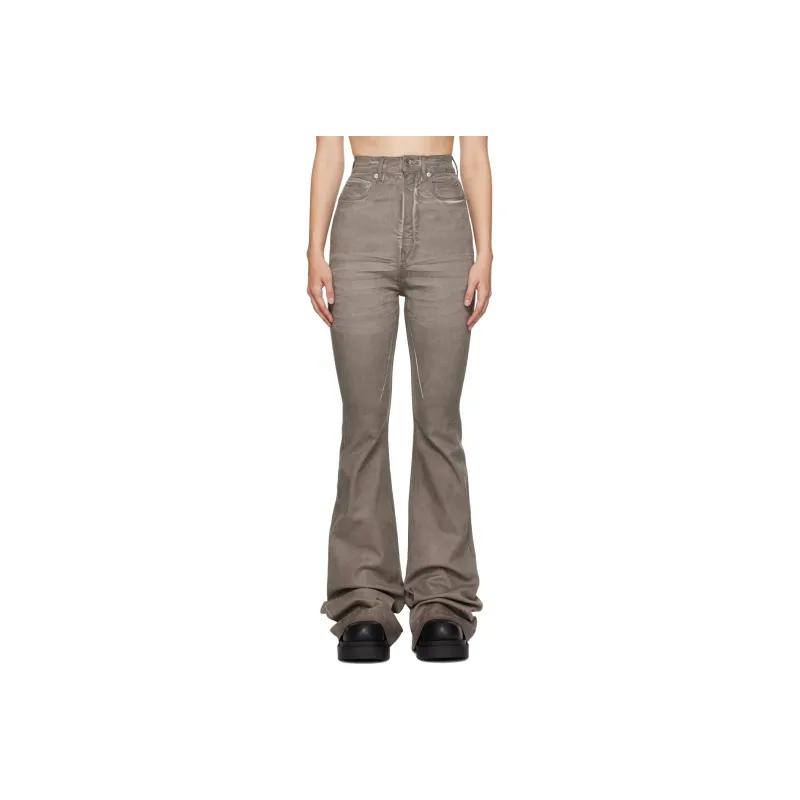 Rick Owens DRKSHDW Jeans Women's Stone Color-0