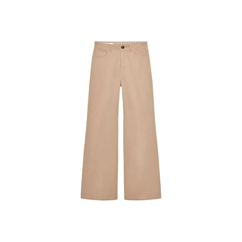ZARA Casual Pants Women's Light Camel-0