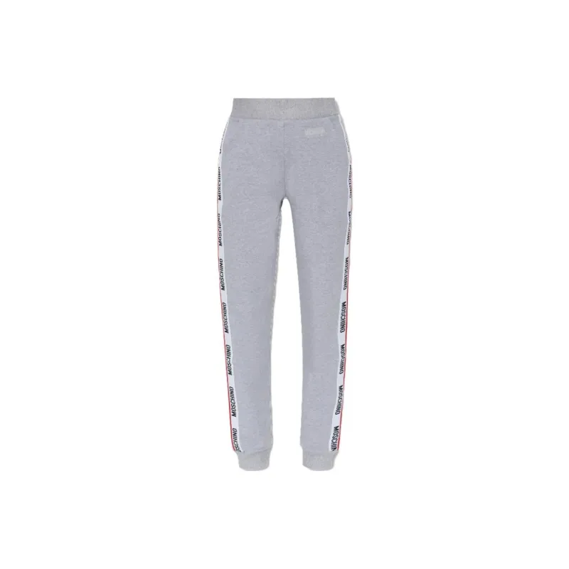 MOSCHINO Knitted Sports Pants Women's Gray-0