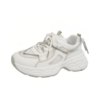 Daying Breathable Height Increase Low Top Chunky Sneakers Women's
