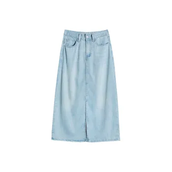 Jean West Denim Long Skirts Women's
