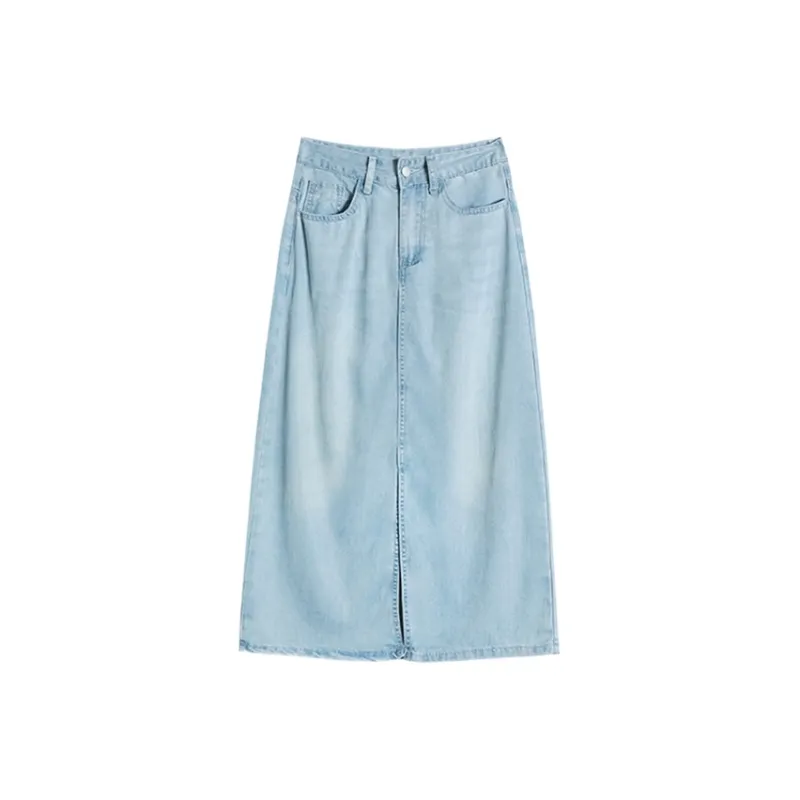Jean West Denim Long Skirts Women's-0