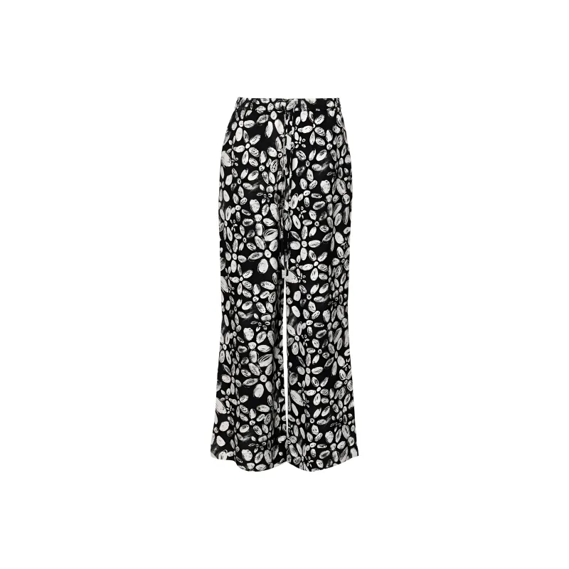 MARNI Floral Crepe Straight Trousers-0
