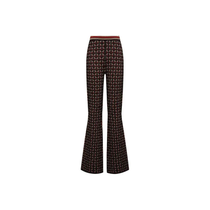 DVF Diane Von Furstenberg Ashdon Knit Jacquard Pants-0