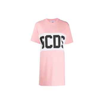 GCDS Short Sleeved Dresses Women's Pink