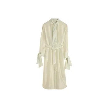 HOLZWEILER SS24 Long Sleeved Dress Women's Light Green