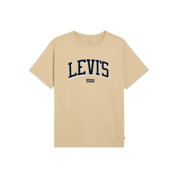 Levis T Shirts Men Beige