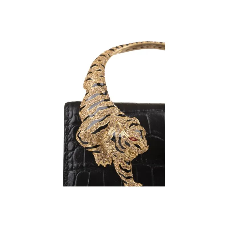 Roberto Cavalli Roar Embellished Small Shoulder Bag-4