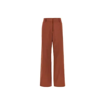 DRIES VAN NOTEN Mid Waisted Taffeta Trousers