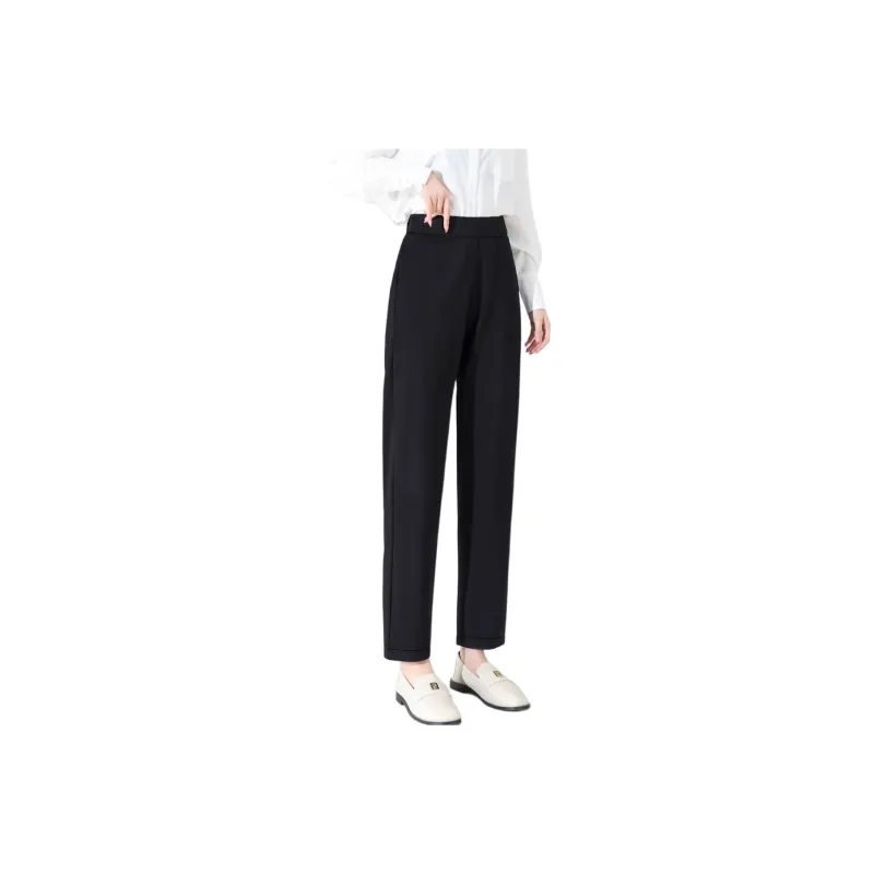 Ya Sheep People Casual Pants Women's Black-0