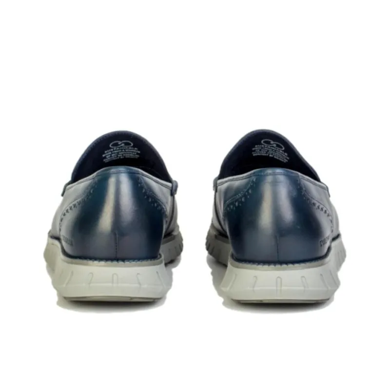COLE HAAN Zerogrand Collection Loafers Men's Navy Blue-3