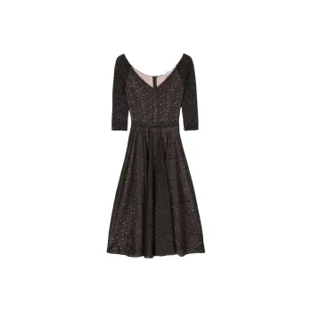 Antonino Valenti Liubov Lurex Midi Dress