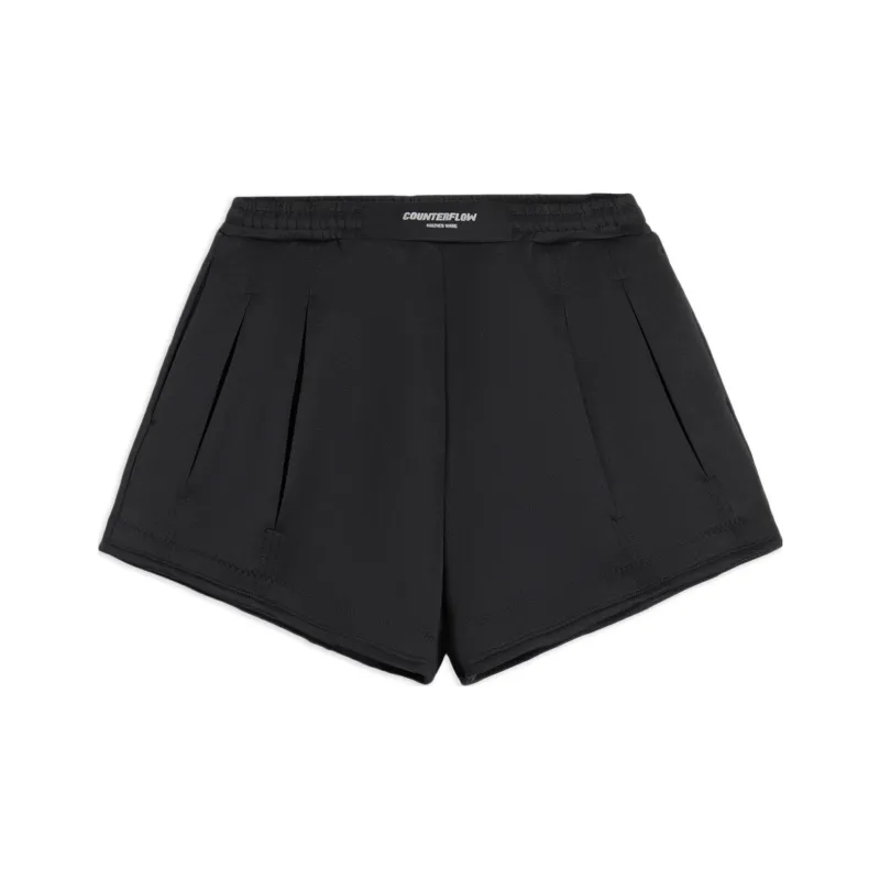 LiNing x HAIZHENWANG CF Tracing Training Collection Casual Shorts Women's Black-0