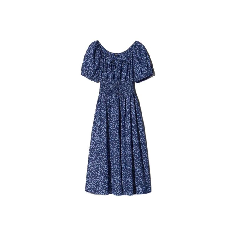 UNIQLO Short Sleeved Dresses Women's Dark Blue-0