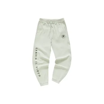 FILA FUSION UNIFORM Knitted Sweatpants Women's Tea Massage Green