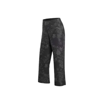 Nike Mid Rise Jacquard Track Pants 'Black/Anthracite/Black'