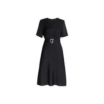 ROEYSHOUSE Short Sleeved Dress Women's Black
