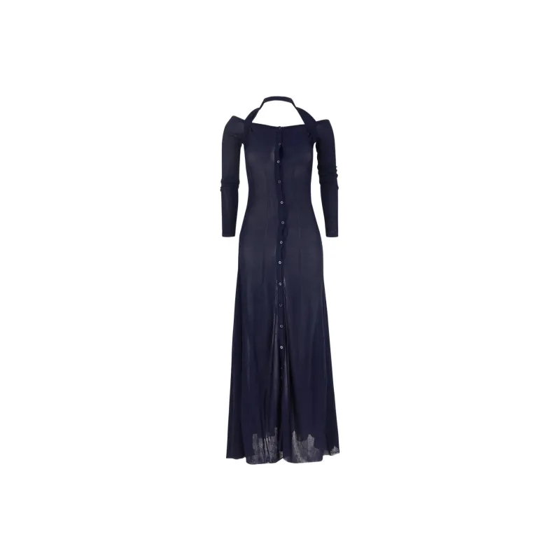 Jacquemus Long-Sleeved Dresses Women's Blue-0