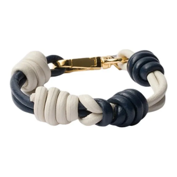 PRADA Sheepskin, Enamel, Metal Bracelets Women's Blue-0