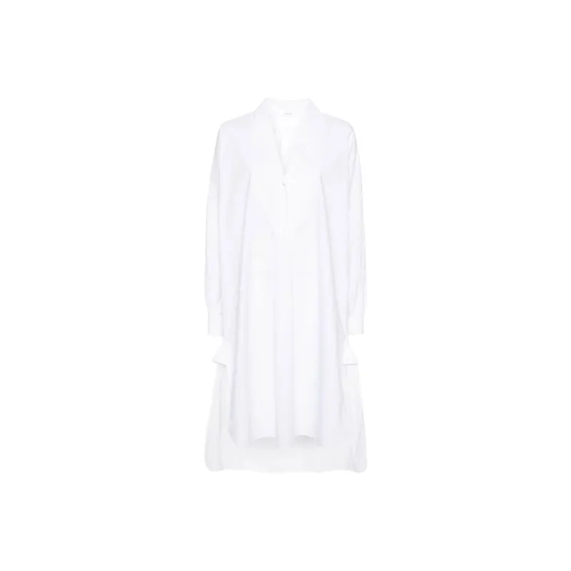THE ROW Elinor Long-Sleeve Shirt Dress-0