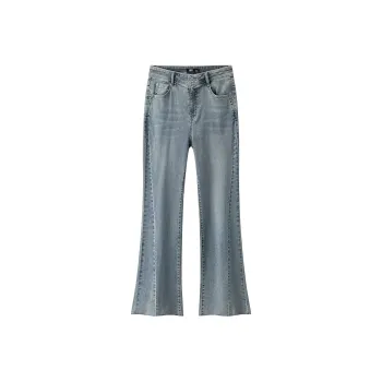 SEM/R Jeans Women's Denim Yellow Mud Dyeing
