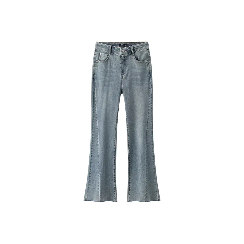 SEM/R Jeans Women's Denim Yellow Mud Dyeing-0