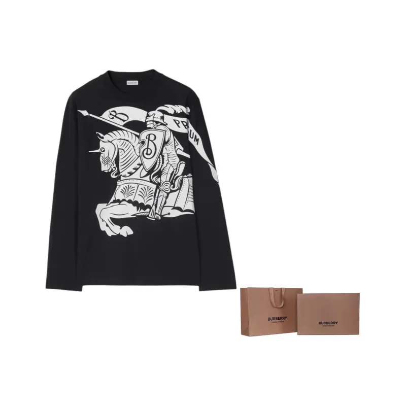Burberry EKD print Cotton Sweatshirt-8