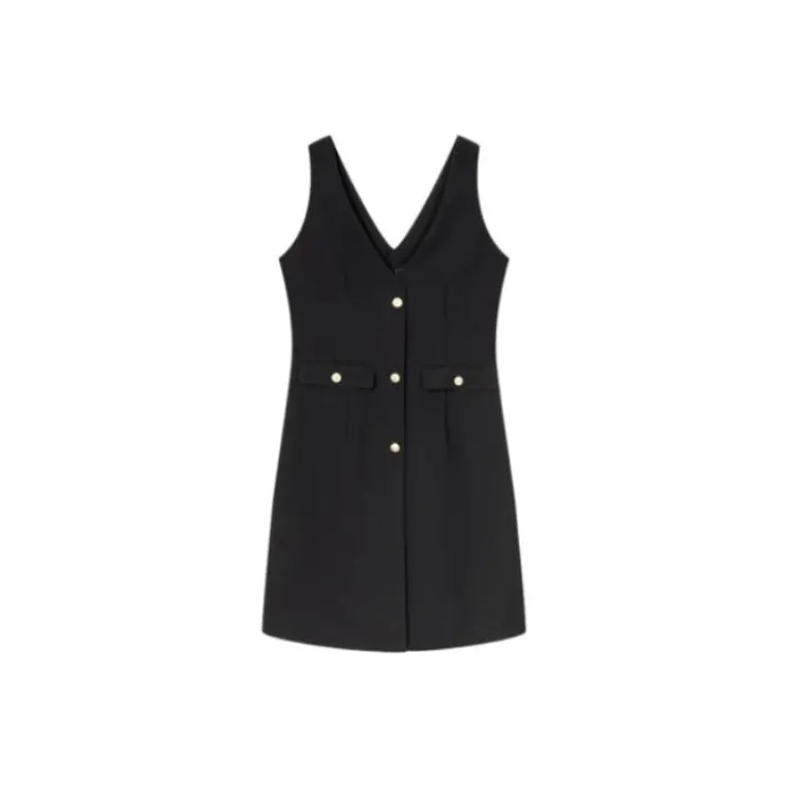 DKNY Sleeveless Dresses Women's Black-0