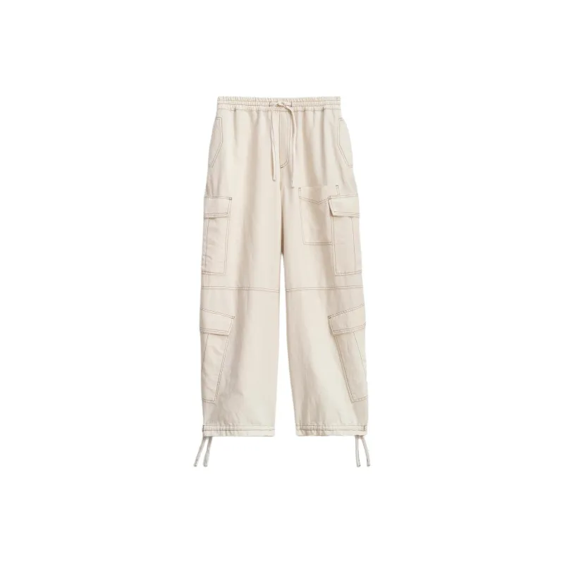 ZARA Cargo Pants Men's Raw White-0