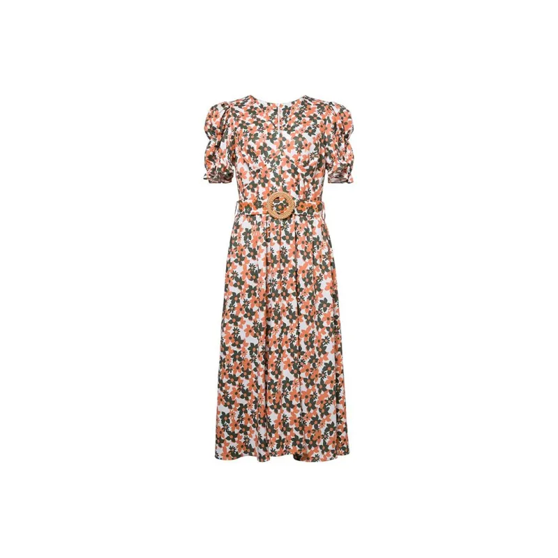 LOFT SHINE A-Line Skirt Dress Multicolor-0