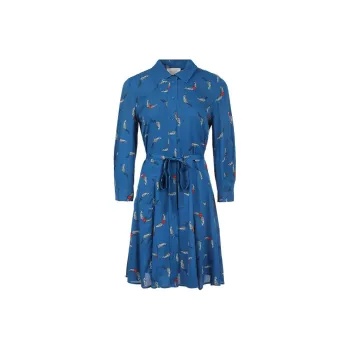 I BLUES SS24 Long Sleeved Dresses Women's Blue