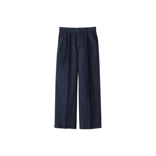 MUJI Jeans Women's Navy Blue