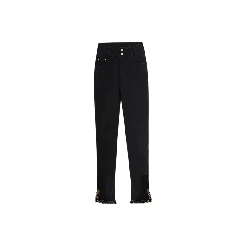 Olrain Jeans Women's Black-0