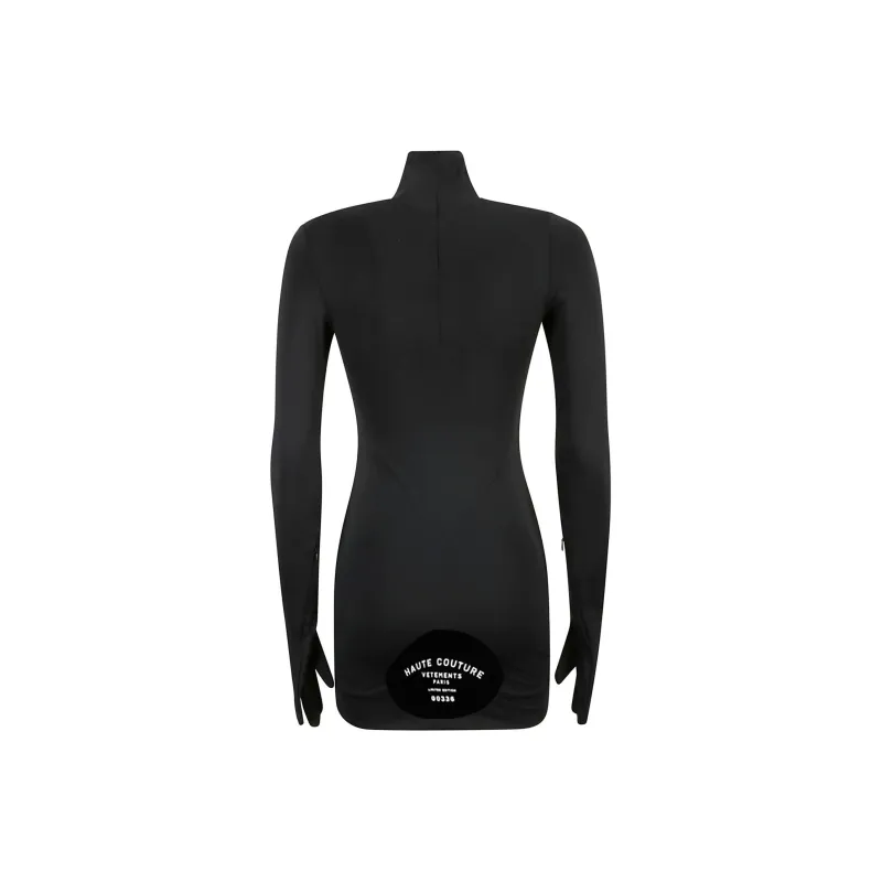 Vetements Long-Sleeved Dresses Women's Black-0