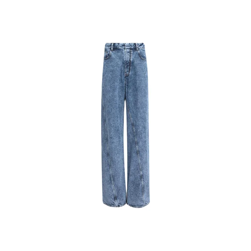 Alaia Twisted Straight Cut Jeans-0