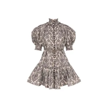 Zimmermann Wylie Lantern Mini Dress