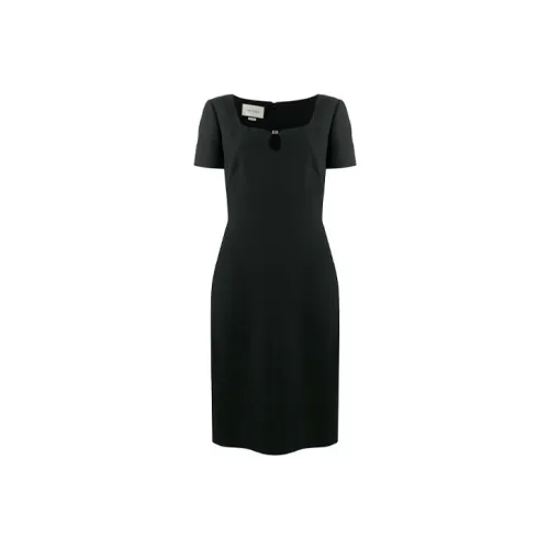 GUCCI Short Sleeved Dresses Women's Black