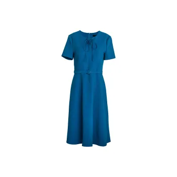 ROEYSHOUSE Short Sleeved Dresses Women's Peacock Blue