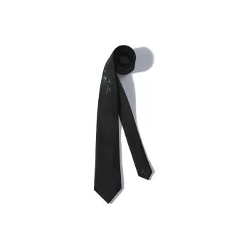 WILLIAM MILTON Silk Ties Men's Black Premium Business Casual Luxury Box