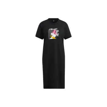 Adidas Neo x Disney Short Sleeved Dresses Women's Black