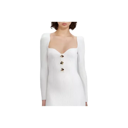 Self portrait Long Sleeved Dresses Women's White