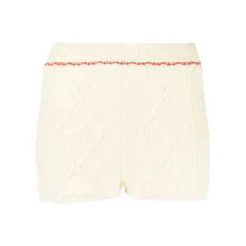 Marine Serre Casual Shorts Women's White