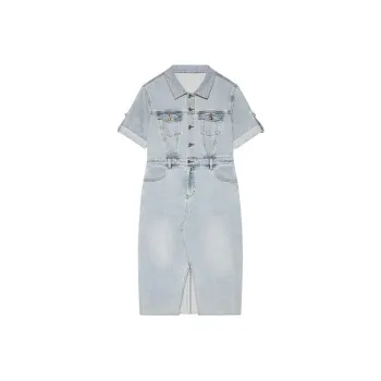 DKNY Short Sleeved Dress Women's Medium Blue