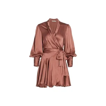 Zimmermann Long-Sleeved Dresses Women's Rose Pink