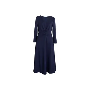 ROEYSHOUSE Long Sleeved Dress Women's Dark Blue
